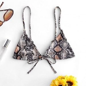 Zaful snakeskin bikini